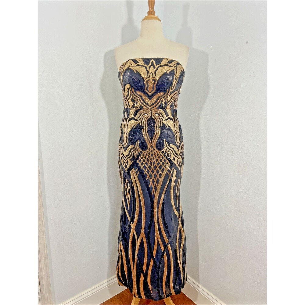 Giffniseti Dress Womens Small Sequins Whimsical Goth Hoco Prom‎ Y2K 90s